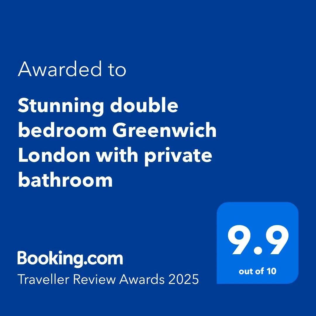 Stunning Double Bedroom Greenwich London With Private Bathroom Velká Británie